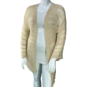 Akemi + Kin Anthroplogie Womens Size OS One Size Cardigan Sweater Open Knit Ecru